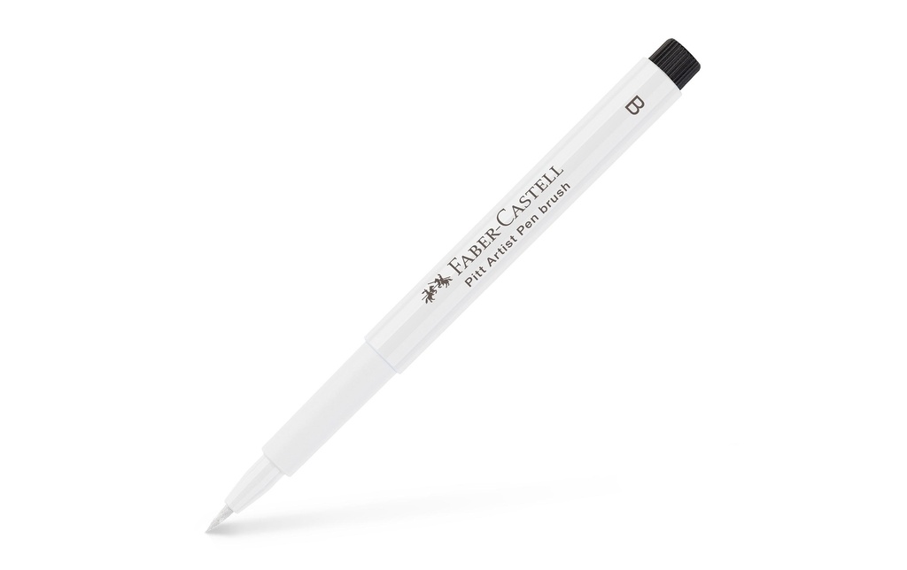 [299167401] FABER-CASTELL Artist Pen B blanc
