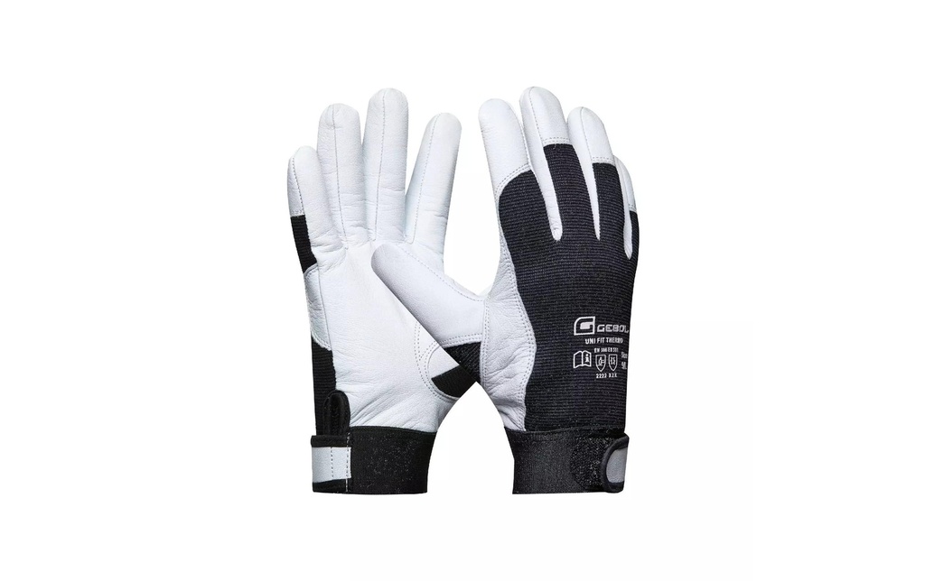 Gebol Gant de travail Uni Fit Thermo 10 Taille: 10,