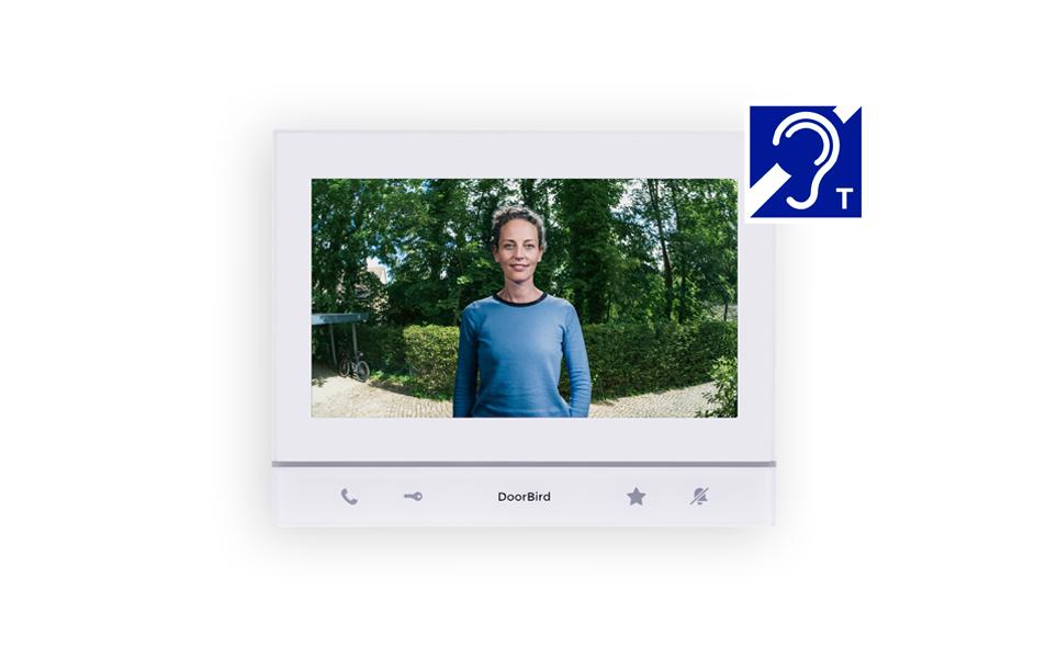 Doorbird Moniteur Intérieur IP A1103T Polar White Edition