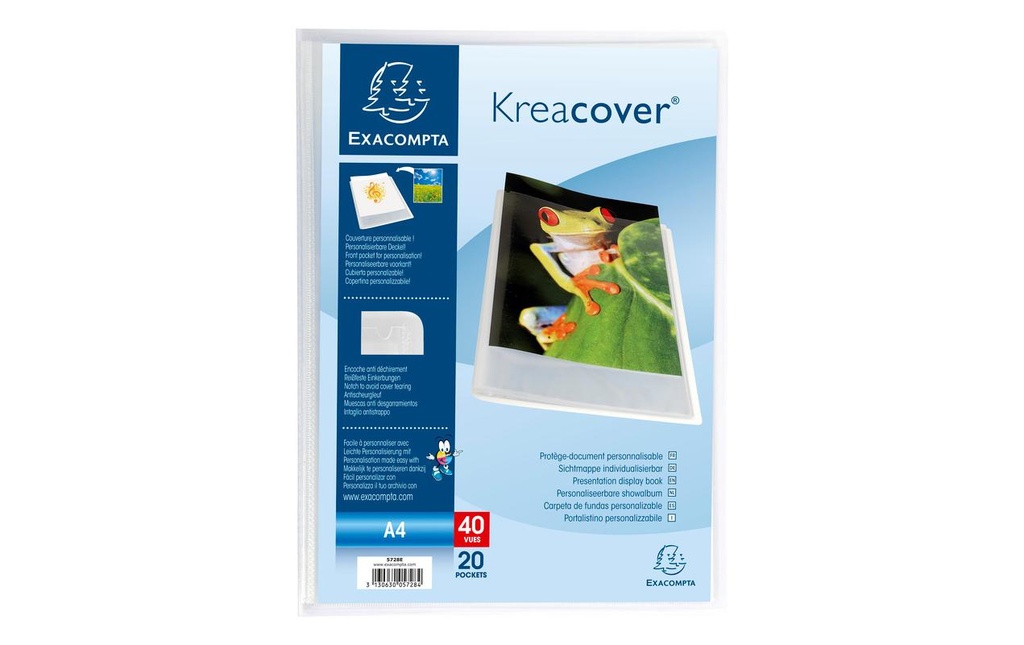 EXACOMPTA Liv.prés.Kreacover A4 20p tran