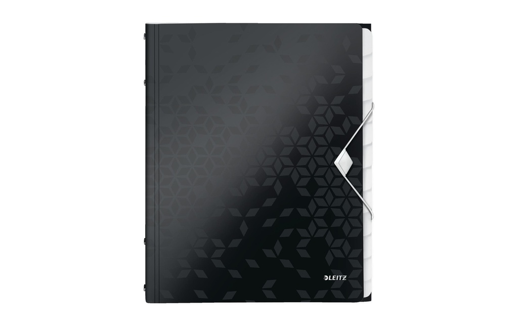 [123634095] LEITZ Doss.comp.WOW A4 12comp.noir