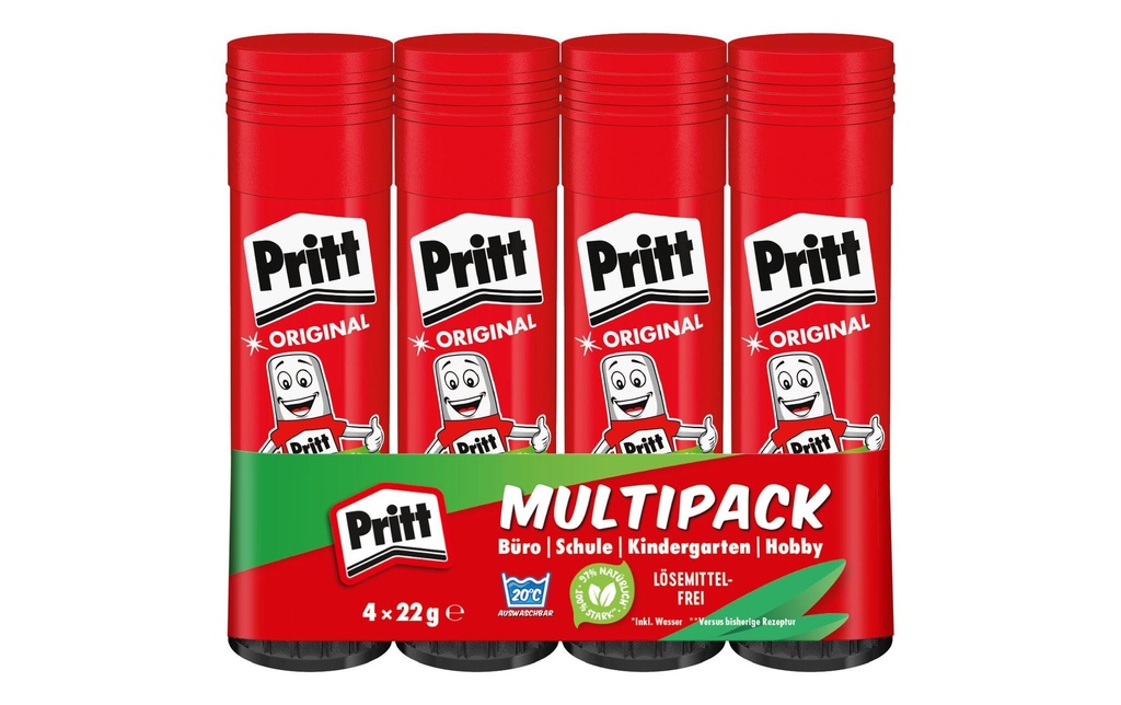 PRITT Bâton de colle 4x22g (4 pces)