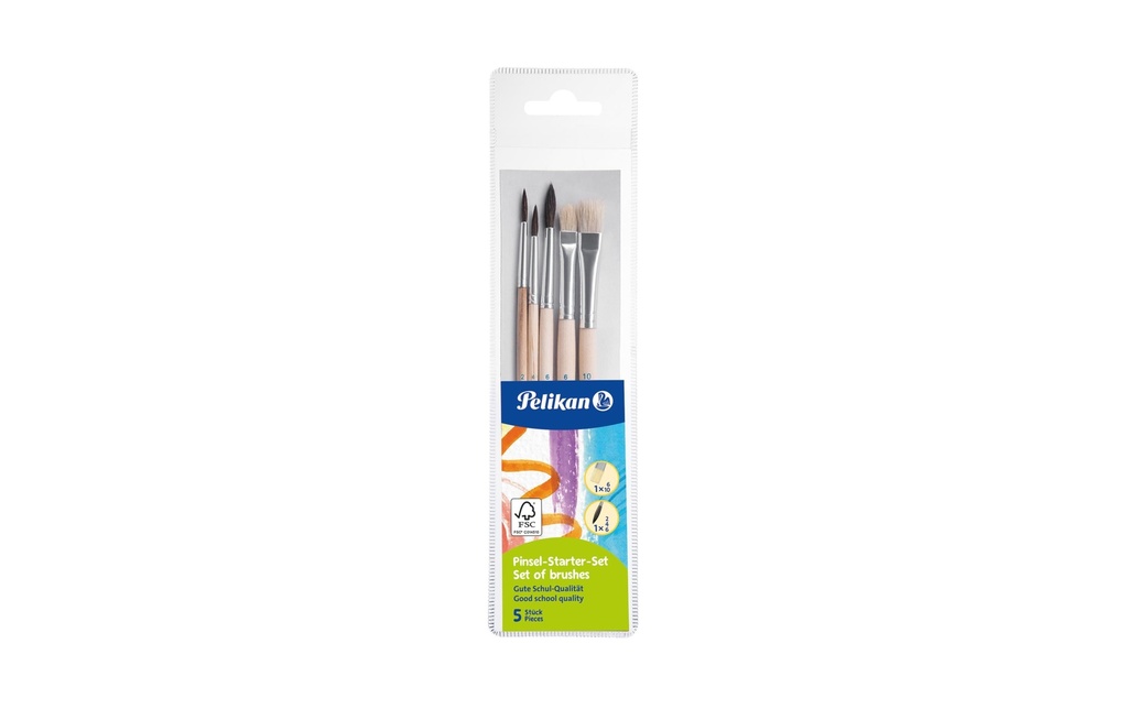 PELIKAN Starter-Set pinceaux Pi5SB 5pc (5 pces)