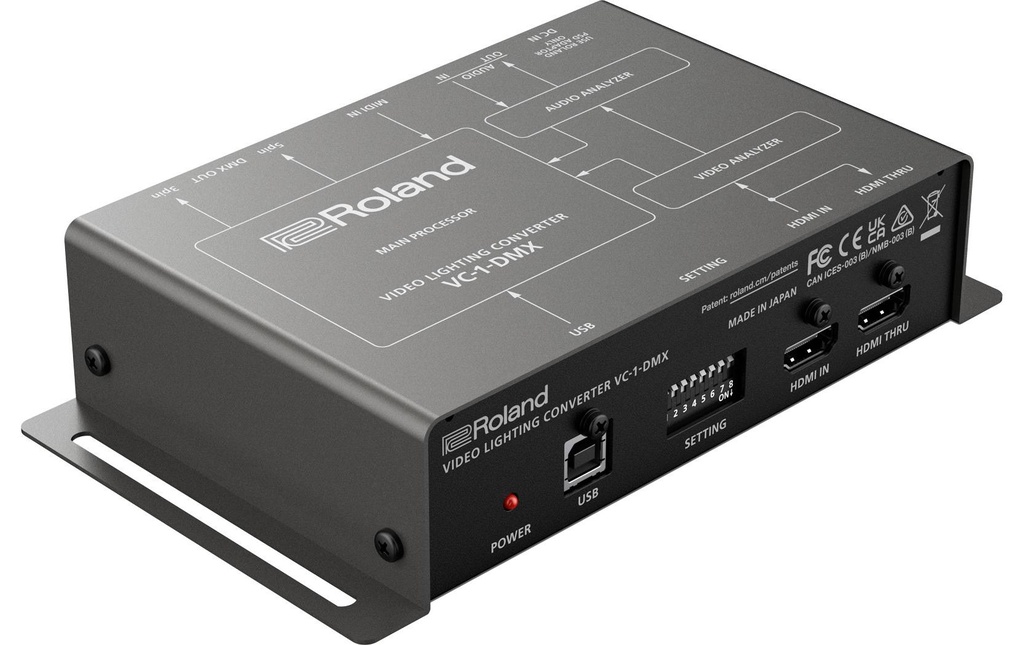Roland Commande de la lumière VC-1-DMX