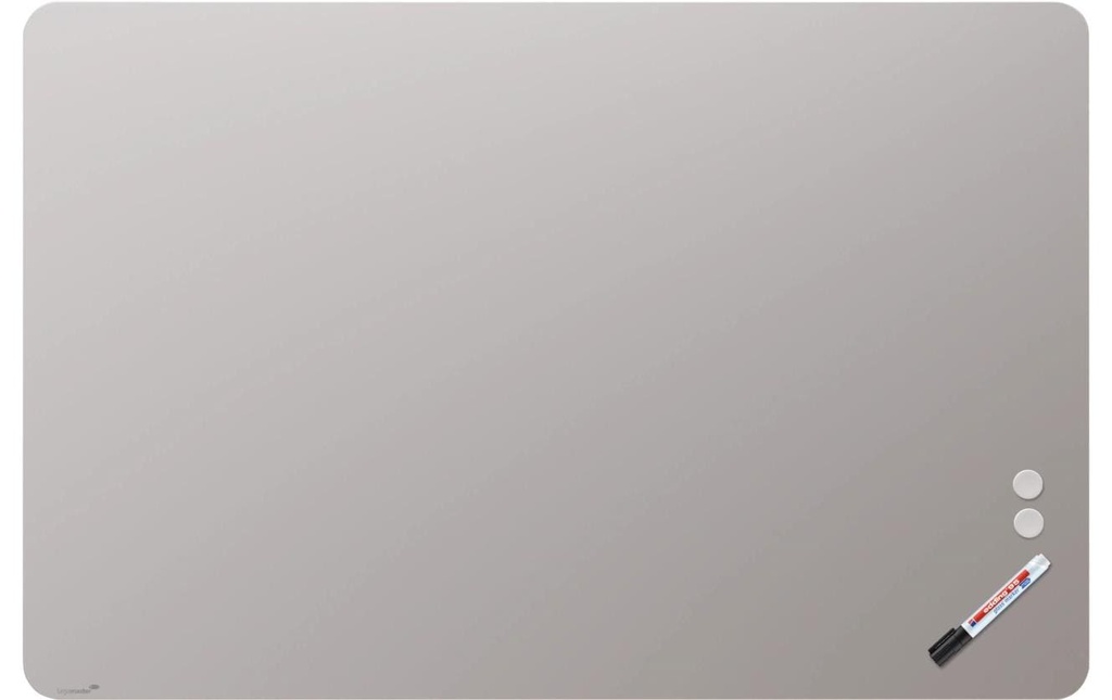 [251104263] LEGAMASTER Glasboard 100x150cm Warm Grey