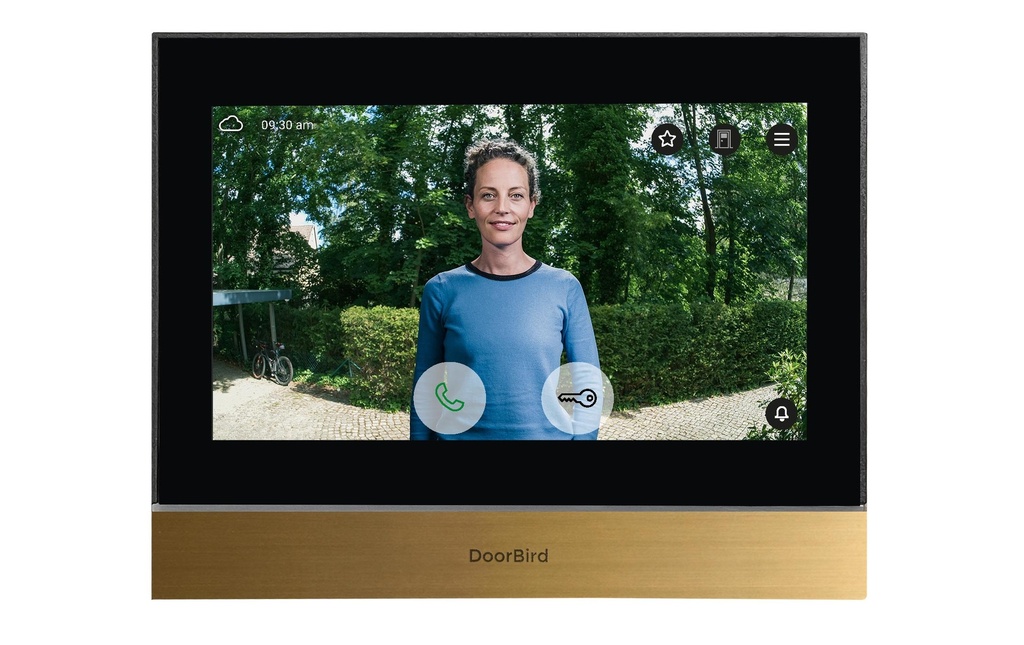 Doorbird Moniteur Intérieur IP A1104T Gold Finish