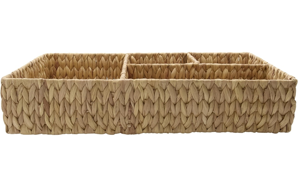 House Doctor Panier de rangement Nature 50 x 10 x 30 cm, Brun