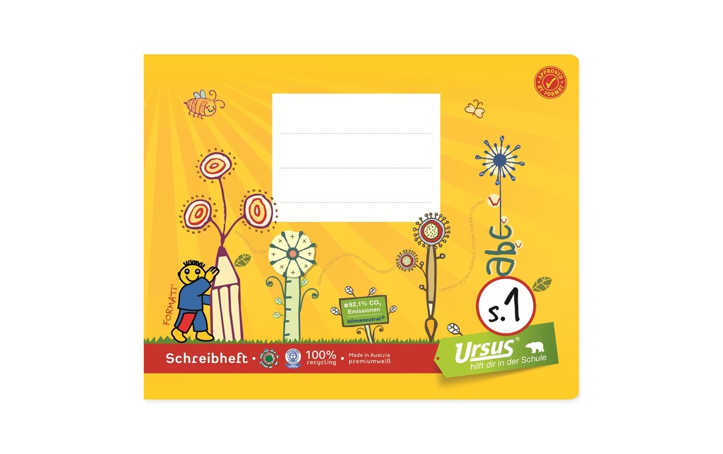 EHRBAR Cahier école Formati E5obl.S.1 (40 pces)