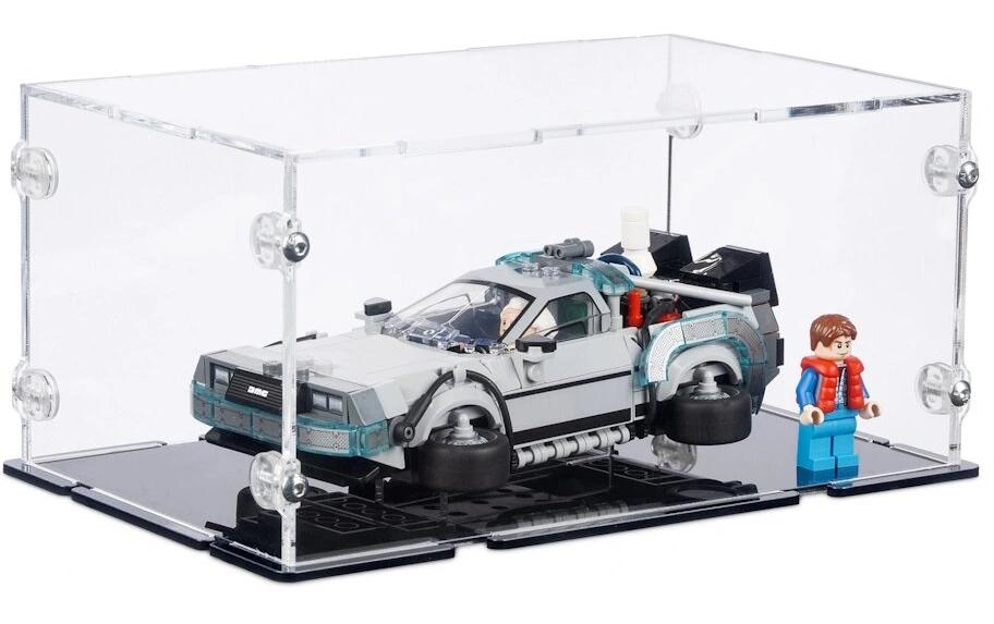 iDisplayit Présentoir en acrylique pour LEGO 77256 Retour vers le futur