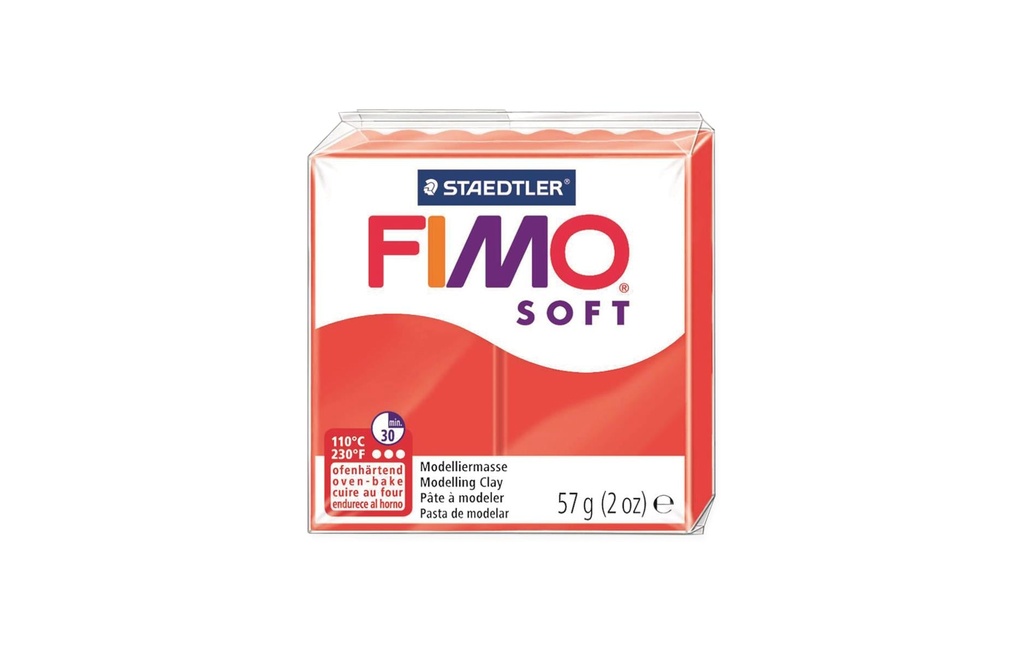 FIMO FIMOsoft bloc rouge indien