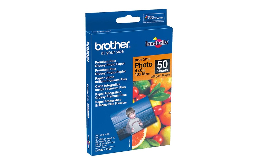 BROTHER Brother pap.photo BP71 10x15cm (50 pces)