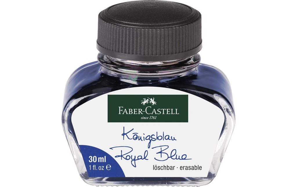 FABER-CASTELL Encre 30ml bleu royal