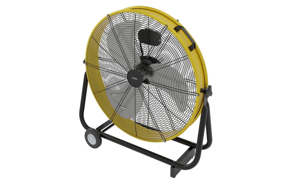 FURBER Ventilateur au sol Vayu-Fortis 24, noir/jaune