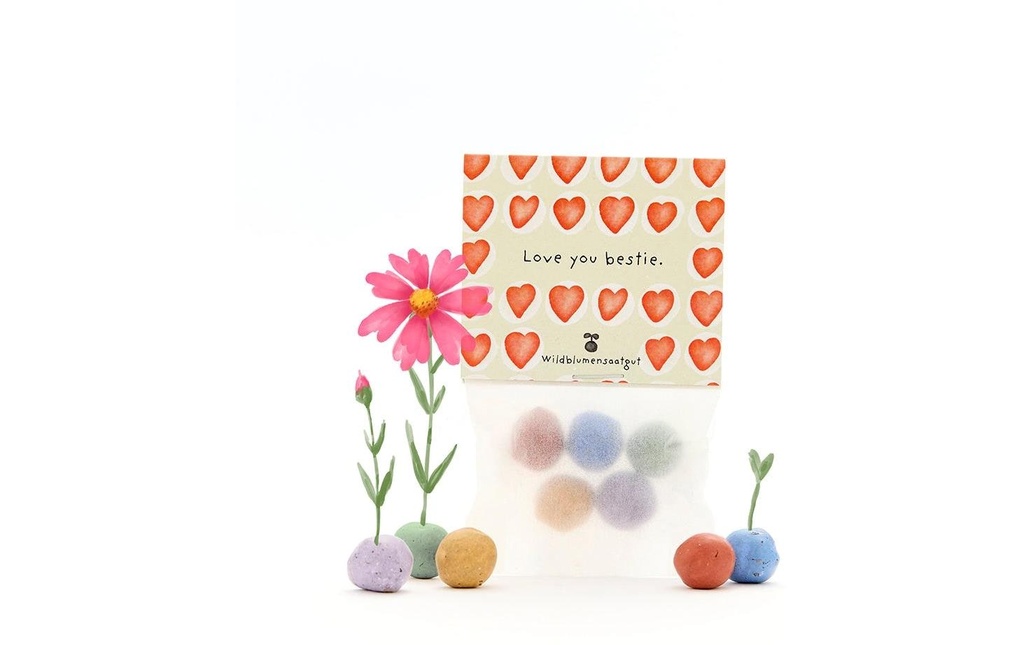 Die Stadtgärtner Billes de fleurs «Love You Bestie»