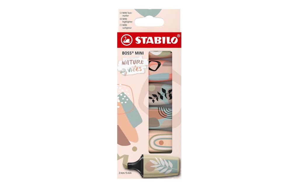 [202713316] STABILO STABILO Boss Mini Naturvib.6p. (6 pces)