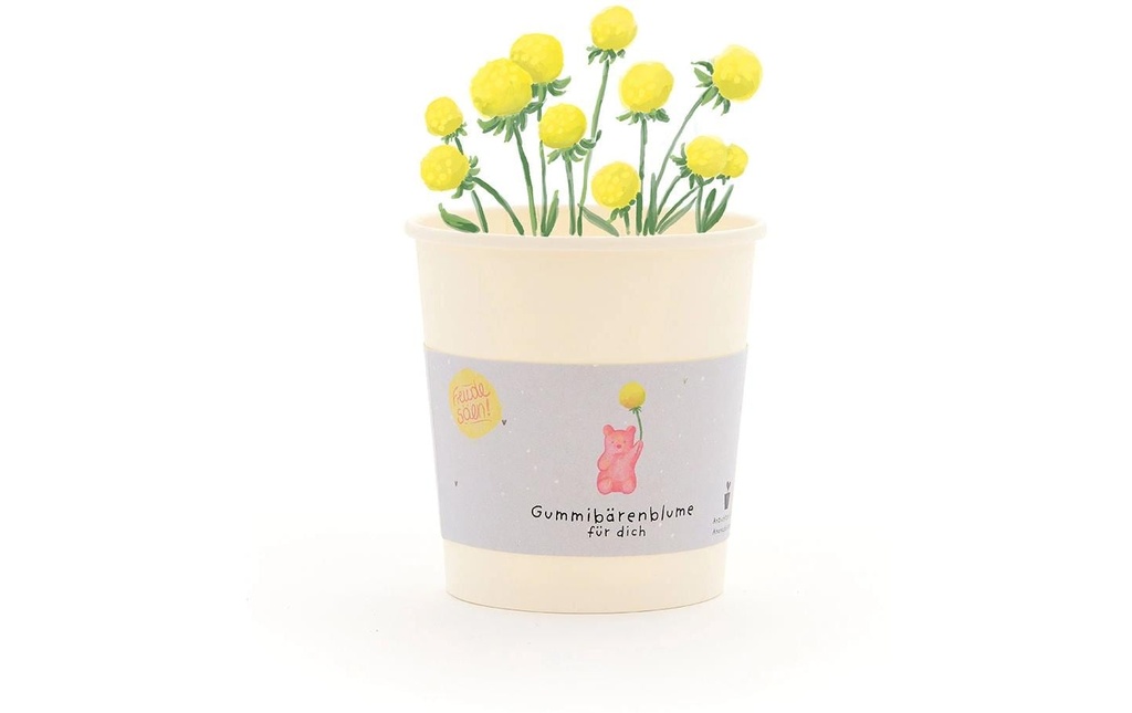 Die Stadtgärtner Salutations florales Fleur d'ours en caoutchouc