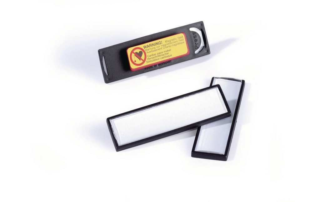 [168132010] DURABLE Porte-nom ClipCard magn.17x67 (25 pces)