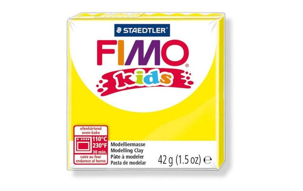 FIMO FIMOkids bloc jaune nacré