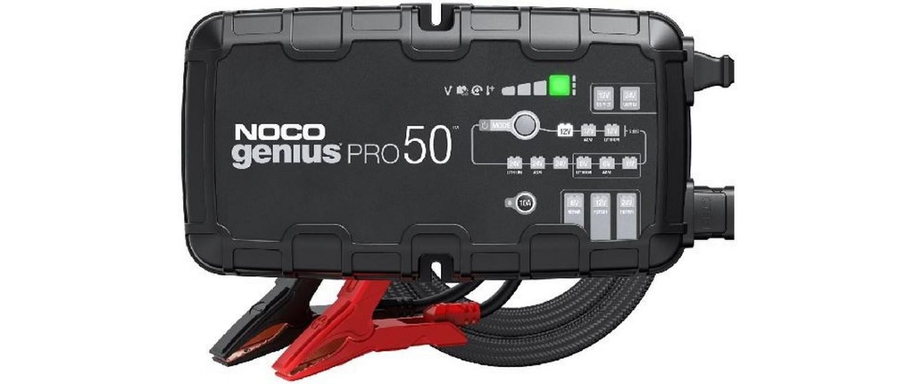Noco Chargeur de batterie Genius Pro 50 50A, 6-12-24 V