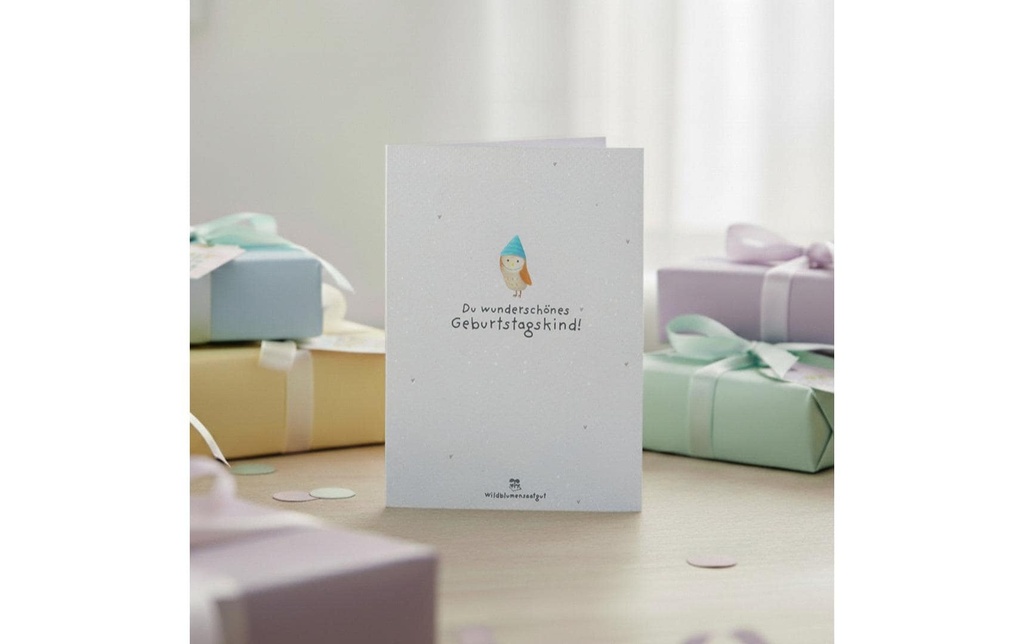 Die Stadtgärtner Carte de félicitations L'enfant qui fête son anniversaire A6