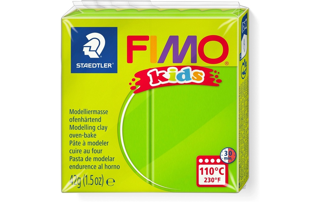 FIMO FIMOkids bloc vert jaune