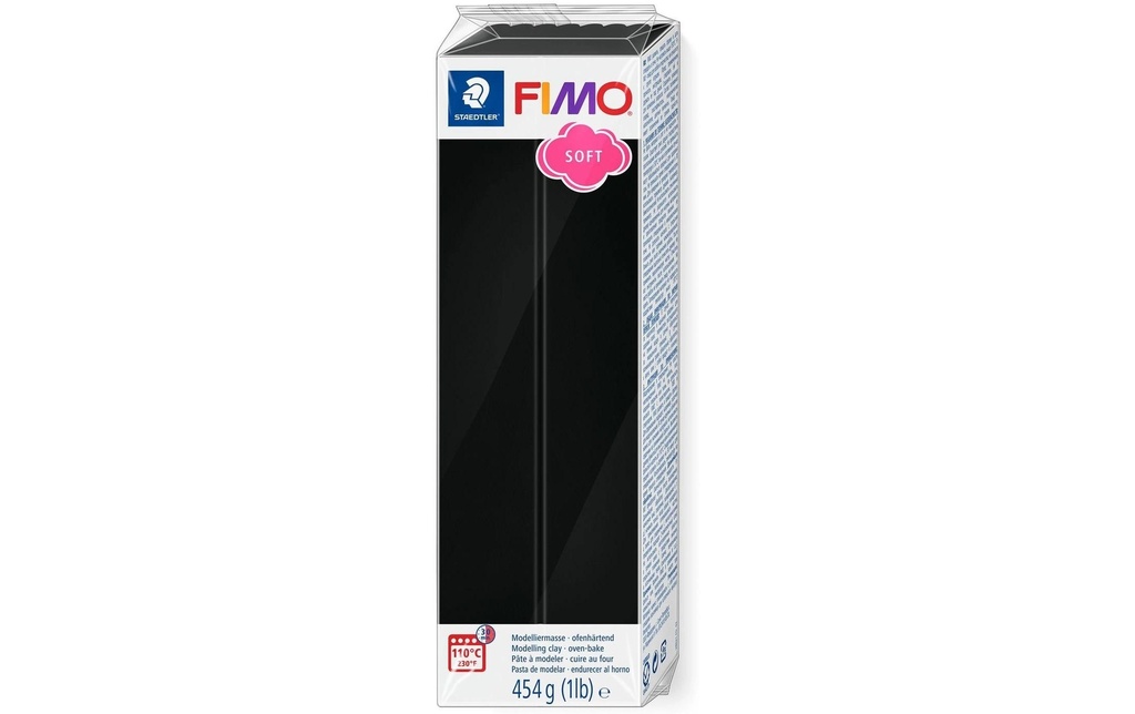 [317802109] FIMO FIMOsoft grand bloc noir (454 pces)