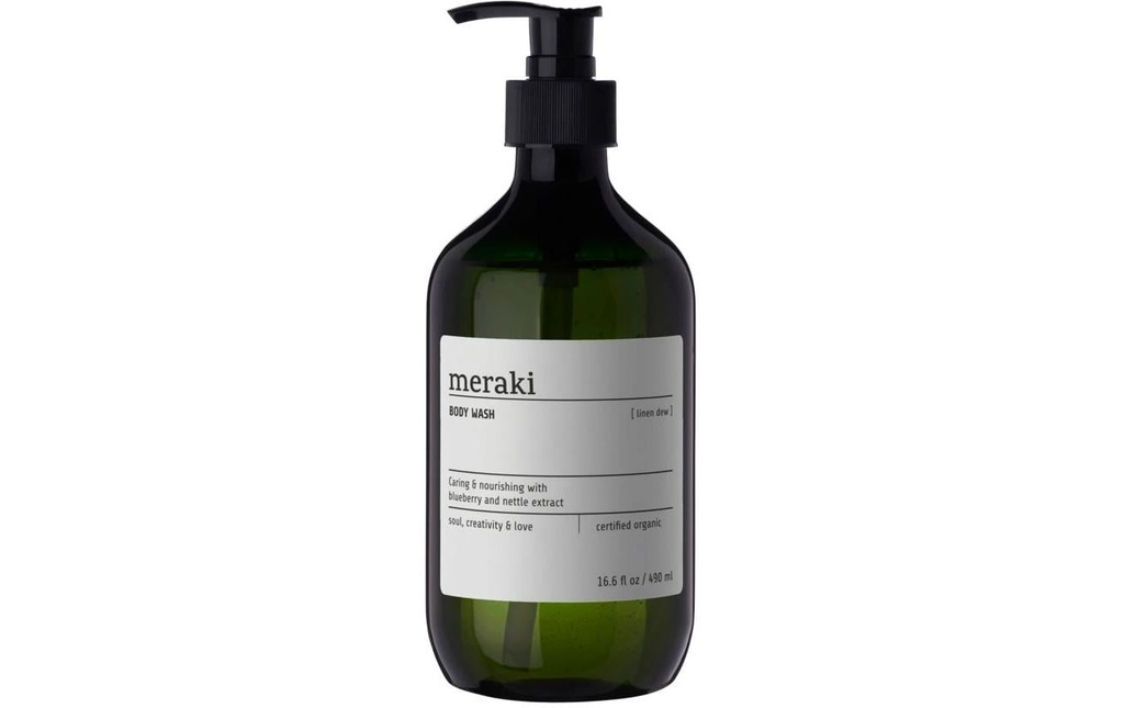 meraki Gel douche Linen Dew 490 ml
