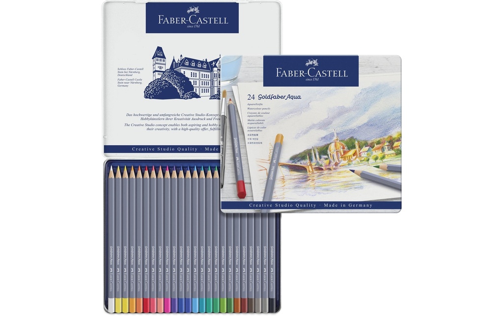 FABER-CASTELL Goldfaber crayon aquarell 24p (24 pces)