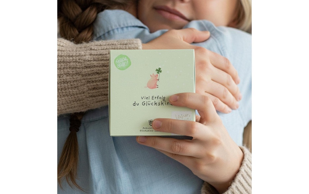 Die Stadtgärtner Coffret à plantes «Bonne chance, petit veinard»