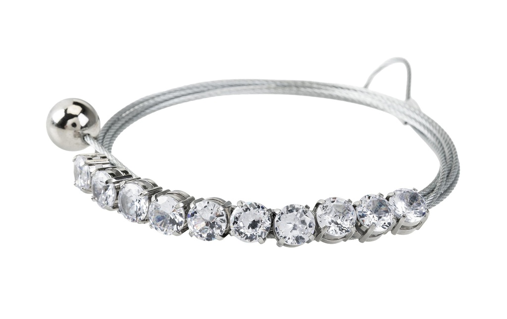 COCON Corde photo avec 10 aimants, 140 cm, Strass