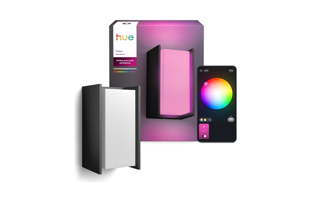 Philips Hue Lampe murale Turaco 1100 lm Anthracite