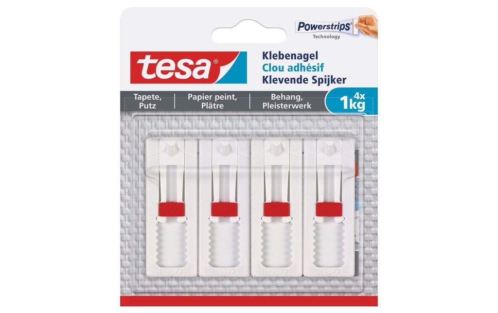 [151777409] TESA Powerstrips clou tap.&crép.1kg (4 pces)