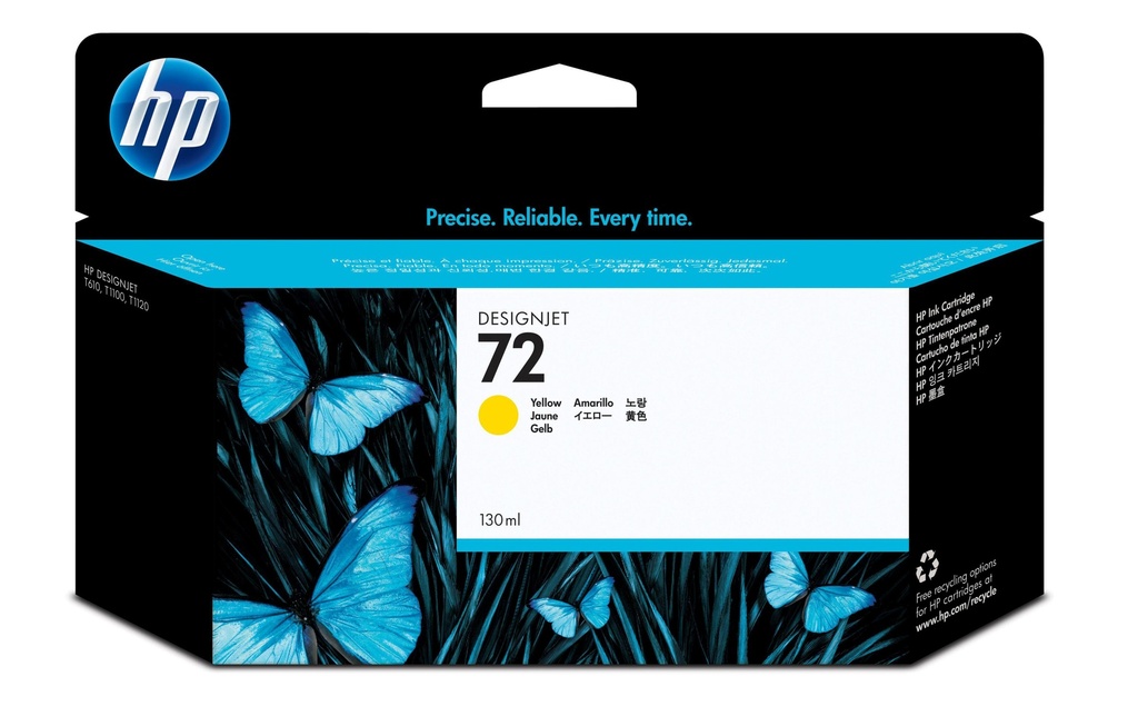 HP HP cart.d'encre 72 XL yellow