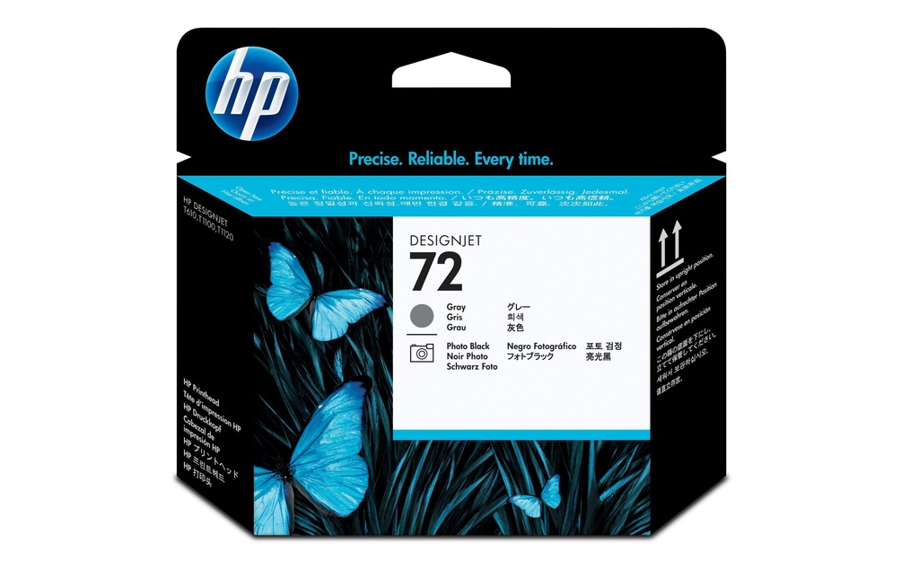 HP HP tête d'impres. 72 bk/gr