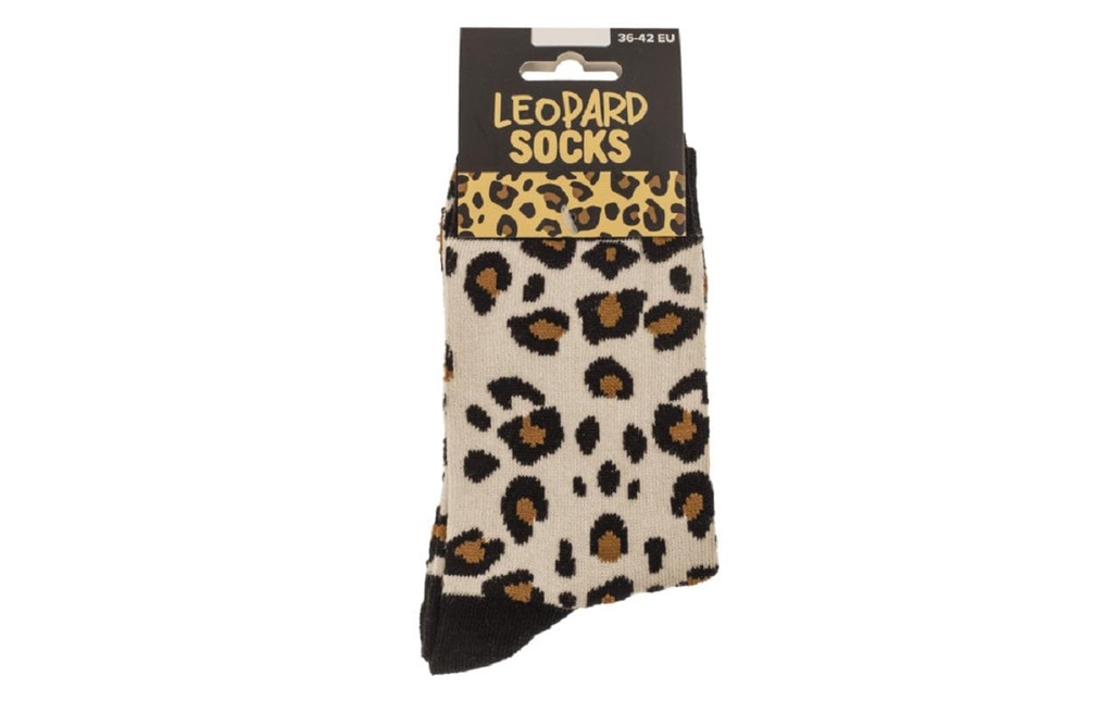 OUT OF THE BLUE Chaussettes av.Leoprint 36-42