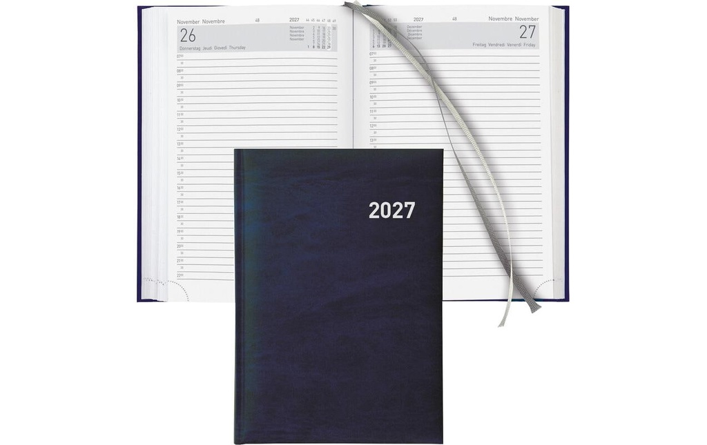 BIELLA Agenda A5 Executive 1J/1P bleu