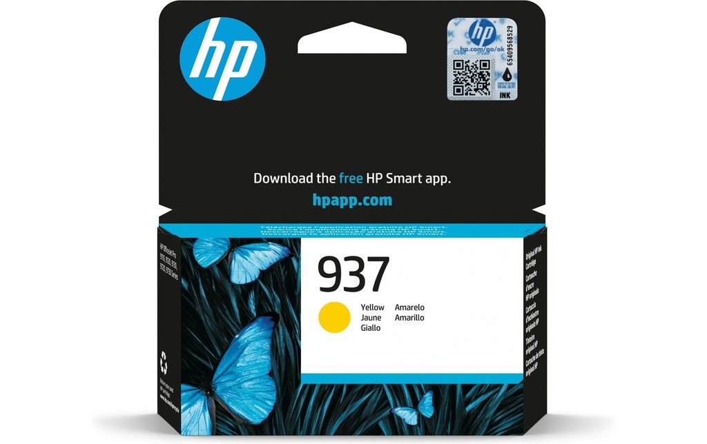 HP Encre N° 937 (4S6W4NE) Yellow