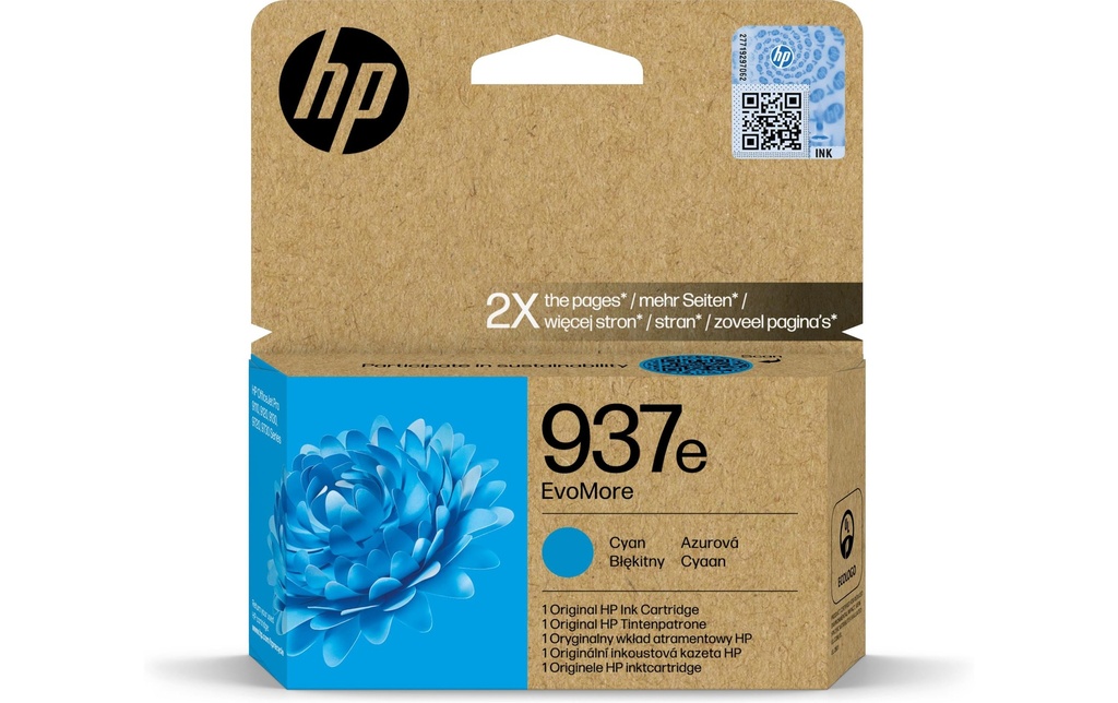 HP HP cart.d'encre 937e cyan