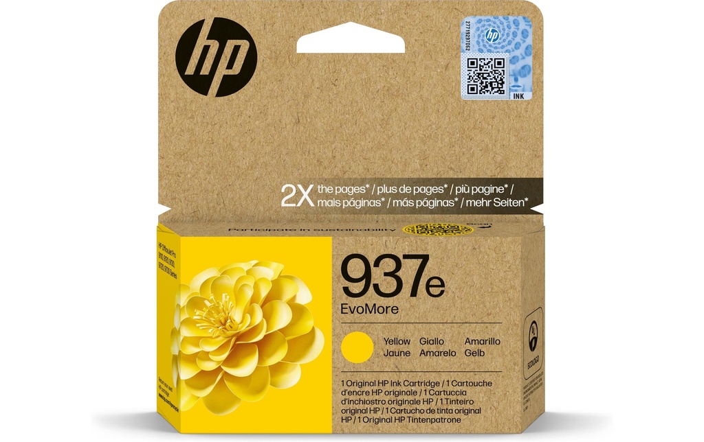 HP HP cart.d'encre 937e yellow