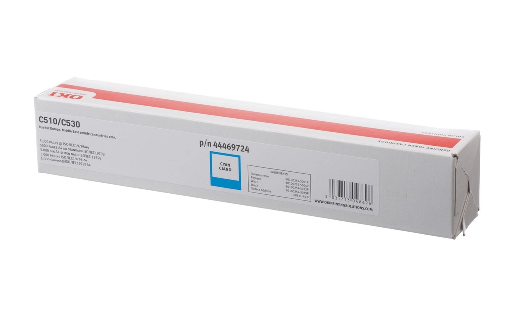 [770941010] OKI Oki toner 44469724 cyan