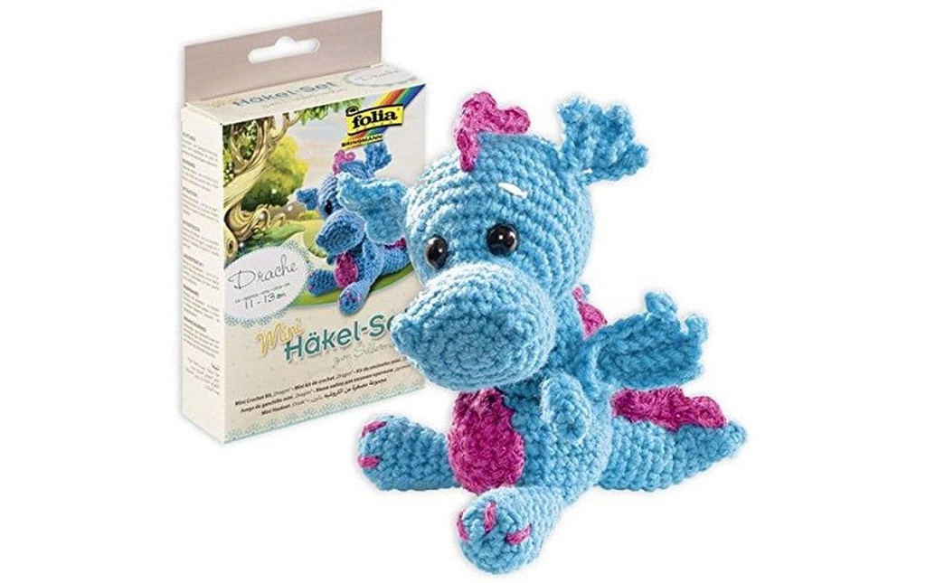 FOLIA Mini-Set de crochet dragon
