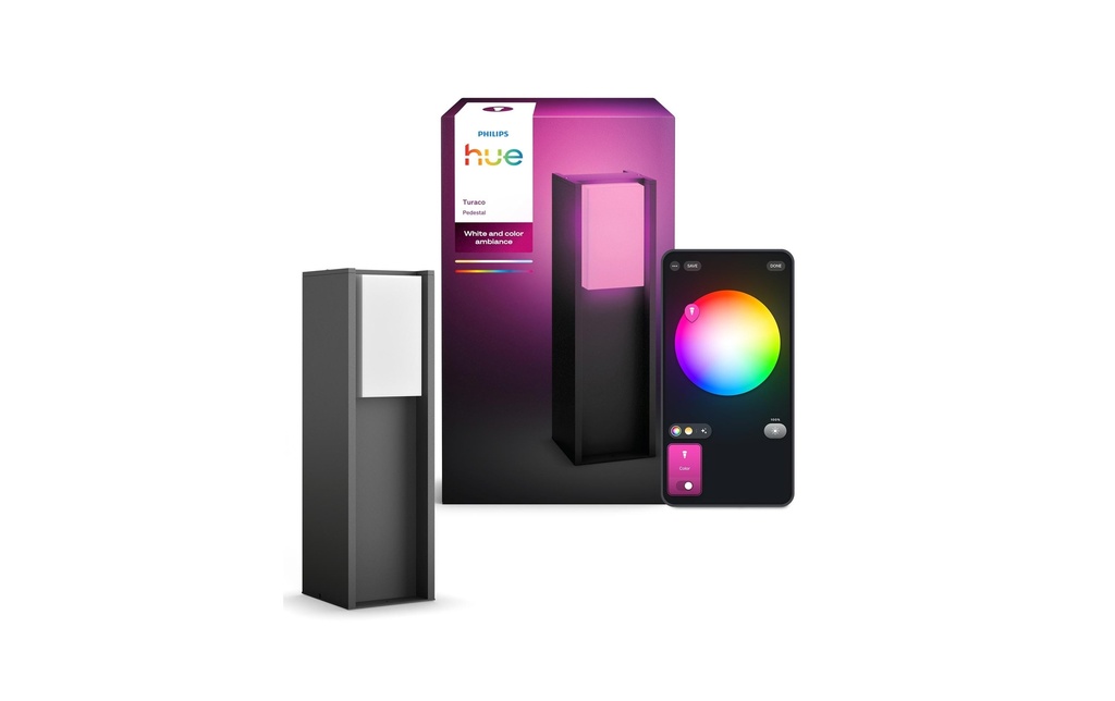 Philips Hue Éclairage de jardin Turaco 1100 lm Anthracite