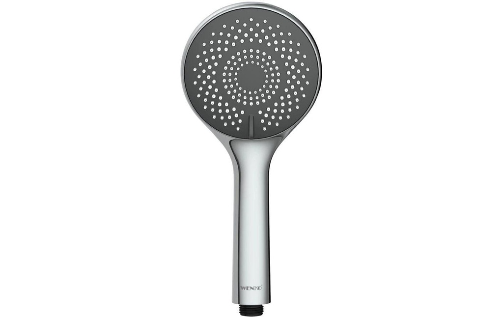Wenko Pomme de douche 11 cm Gris argent