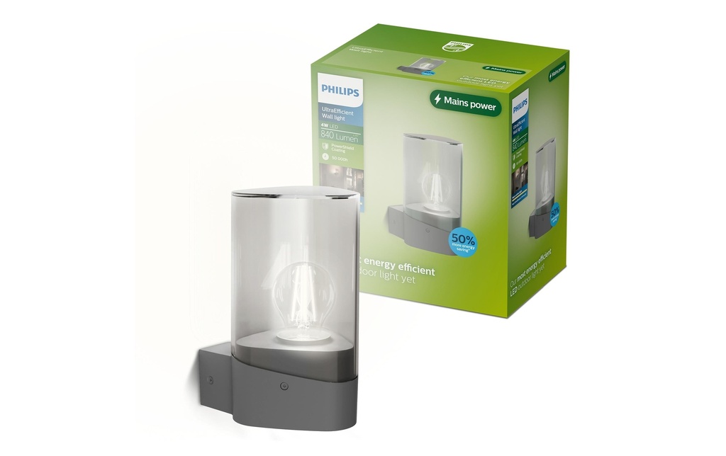 Philips Lampe murale Nayl, 4W, 2700 K, 800 lm