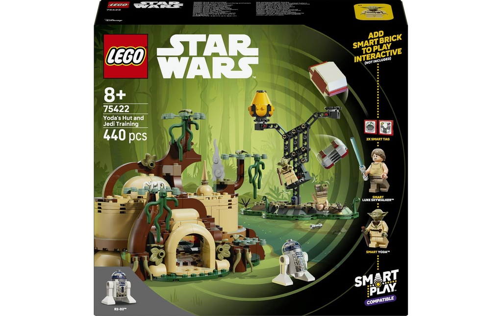 LEGO® Star Wars SMART Play: la hutte de Yoda et l’entraînement Jedi 75422
