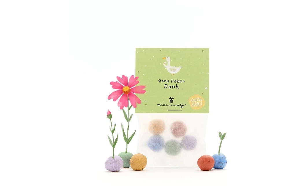 Die Stadtgärtner Billes de fleurs «Gans lieben Dank»