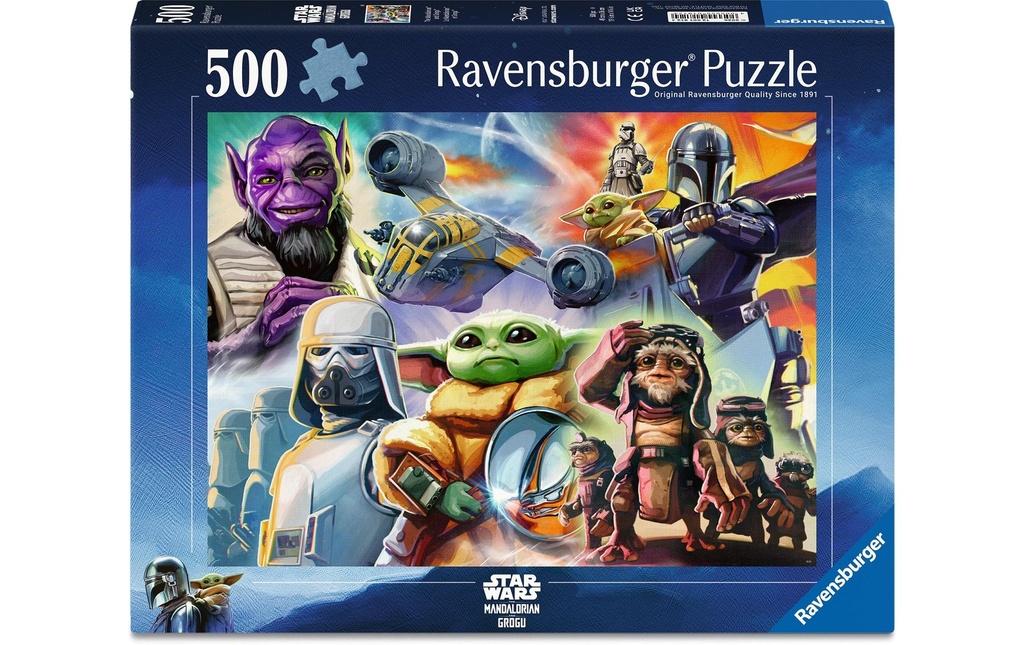 Ravensburger Puzzle The Mandalorian et Grogu 500 pièces