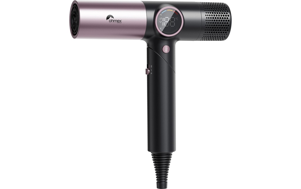 OHMEX Sèche-cheveux OHM-RCY-2830D Noir/Rose fonce