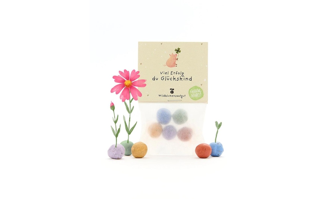 Die Stadtgärtner Billes de fleurs «Bonne chance, fille chanceuse»