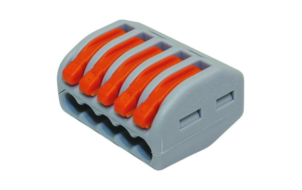 WAGO Borne enfichable CLASSIC 5x 0.08-4 mm2 avec Bet